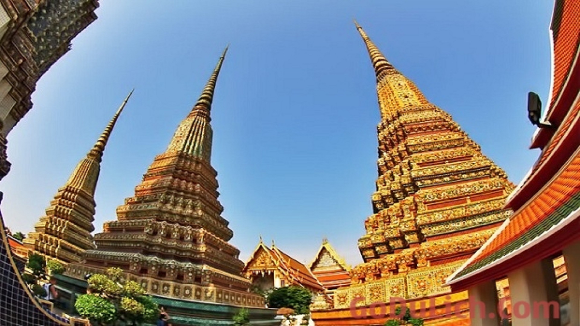 Bangkok Temples Including Reclining Buddha at Wat Pho